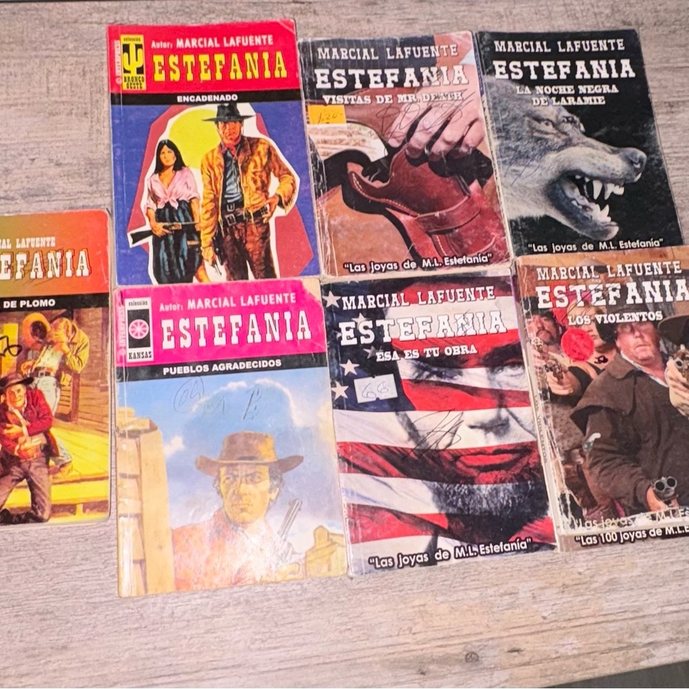 Marcial Lafuente Estefanía Western Novels Collection